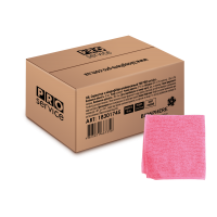 Серветки з мікрофібри універсальні PRO SERVICE (рожеві) 50шт