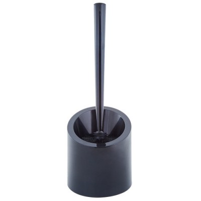 Щітка для унітазу з підставкою Аква (чорний)