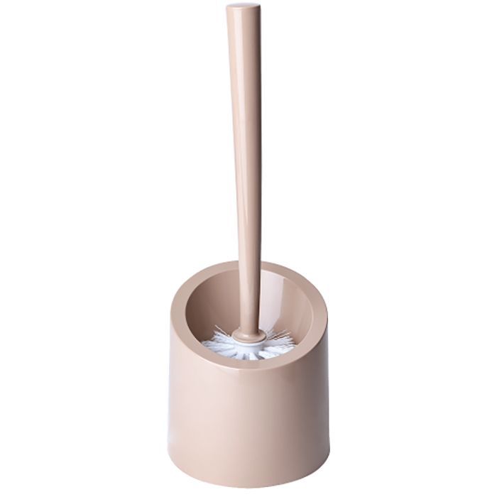 Щітка для унітазу з підставкою Аква (кремовий)