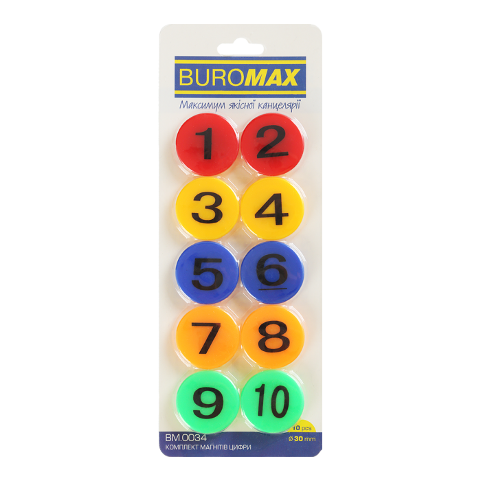 Набір магнітів Цифри (10шт.) BM.0034