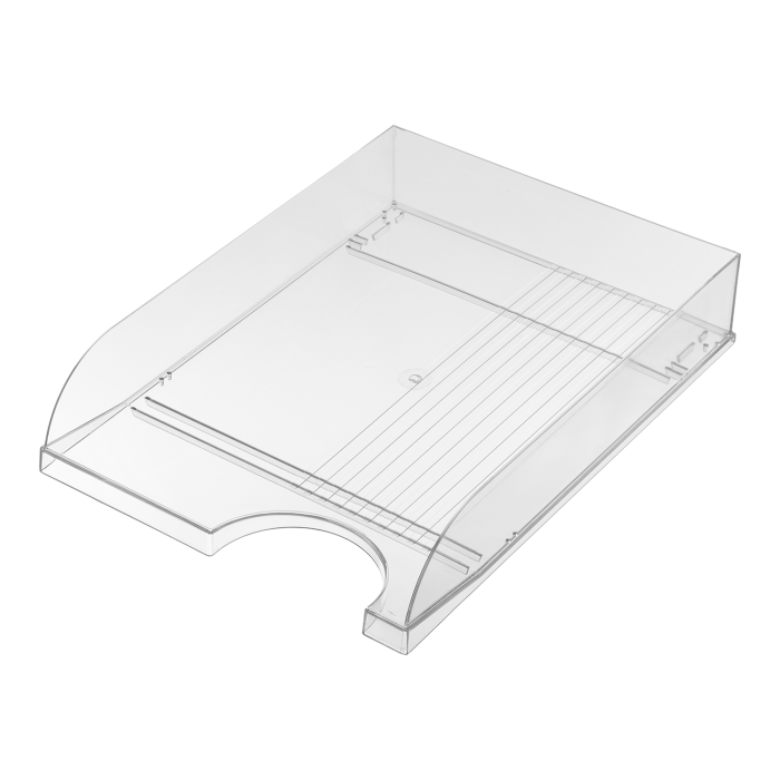 Лоток горизонтальний (прозорий) ЛГ-04пр.