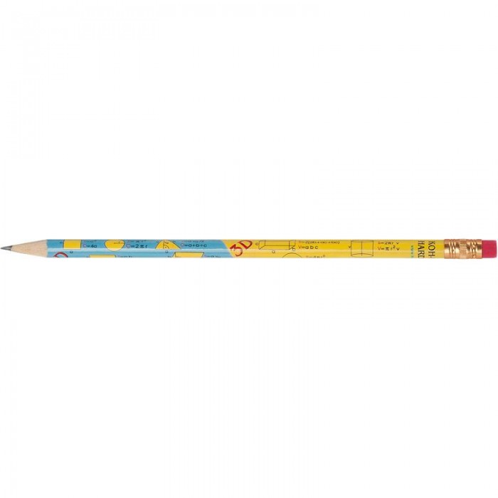 Олівець графітний з гумкою НВ Формули  1231/6