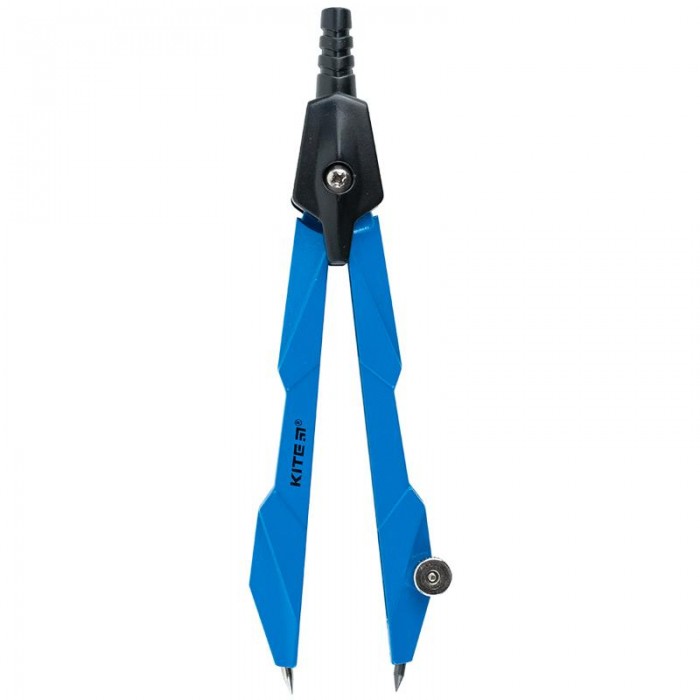 Циркуль Techno (синій) в футлярі + грифель 120мм