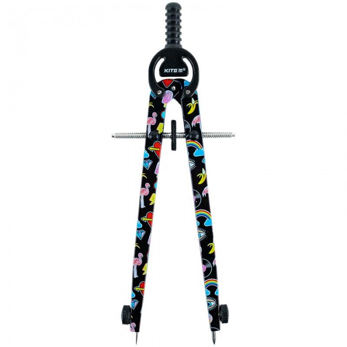 Циркуль з принтом в футлярі + грифель 165мм