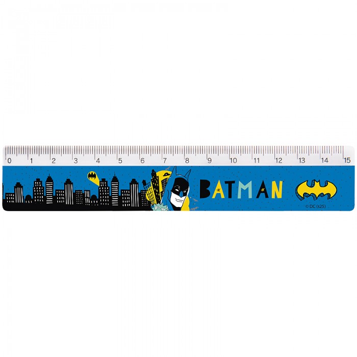 Лінійка пластикова 15см DC Comics