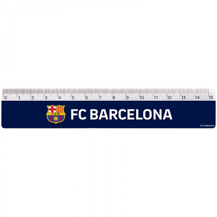 Лінійка пластикова 15см FC Barcelona