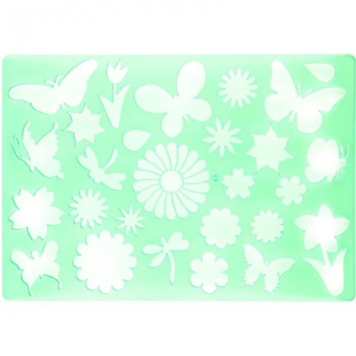 Трафарет пластиковий Метелики 31х20см.