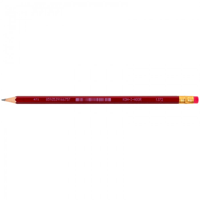 Олівець графітний з гумкою Oriental HB 1372