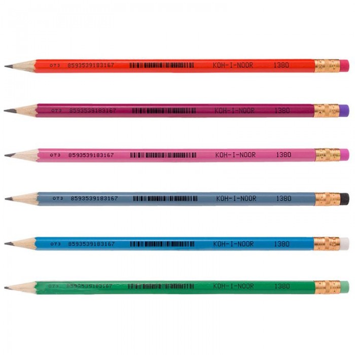 Олівець графітний з гумкою Astra HB 1380