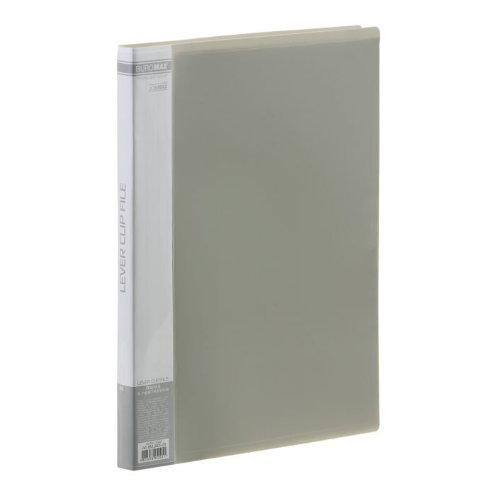 Папка з притиском А4 Jobmax (сірий) bm.3401-09