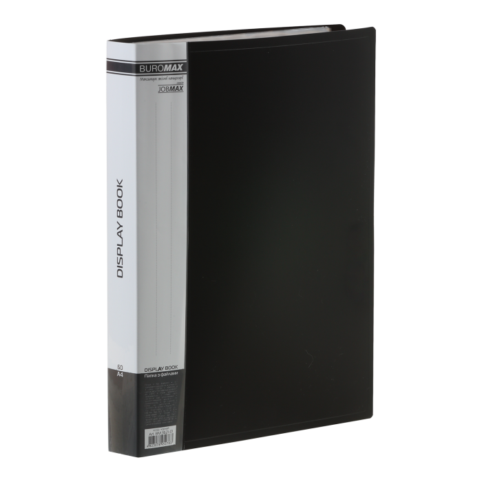 Папка с 60 файлами А4, Jobmax (черный) bm.3621-01