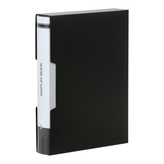 Папка с 80 файлами А4, в пластиковом чехле (черный) bm.3628-01