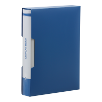Папка с 80 файлами А4, в пластиковом чехле (синий) bm.3628-02