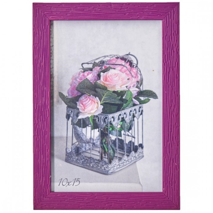 Фоторамка 10х15см. (фіолетовий) рифлений