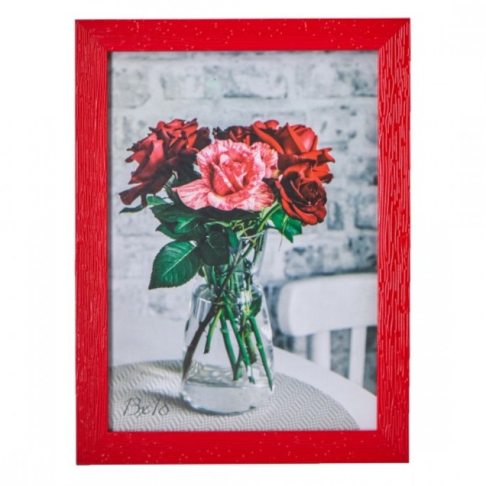 Фоторамка 13х18см. (золотий) рифлений