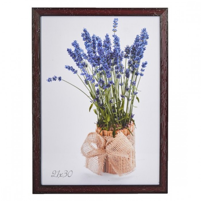 Фоторамка 21х30см. (вишня) рифлений