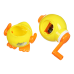 Точилка механическая Chick (желтый) KIDS Line