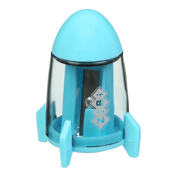 Чинка з контейнером та гумкою SPACESHIP в блістері (асорті)