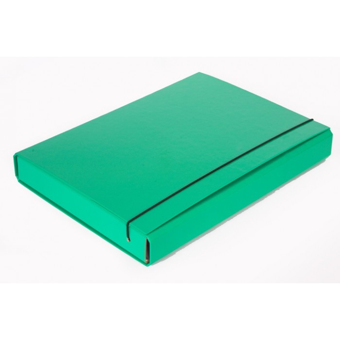 Папка-короб на гумці РР А4, 60мм (бірюзовий) 