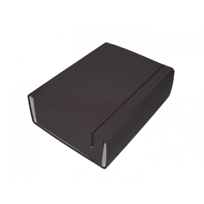 Папка-короб на гумці РР А4, 100мм (чорний) 