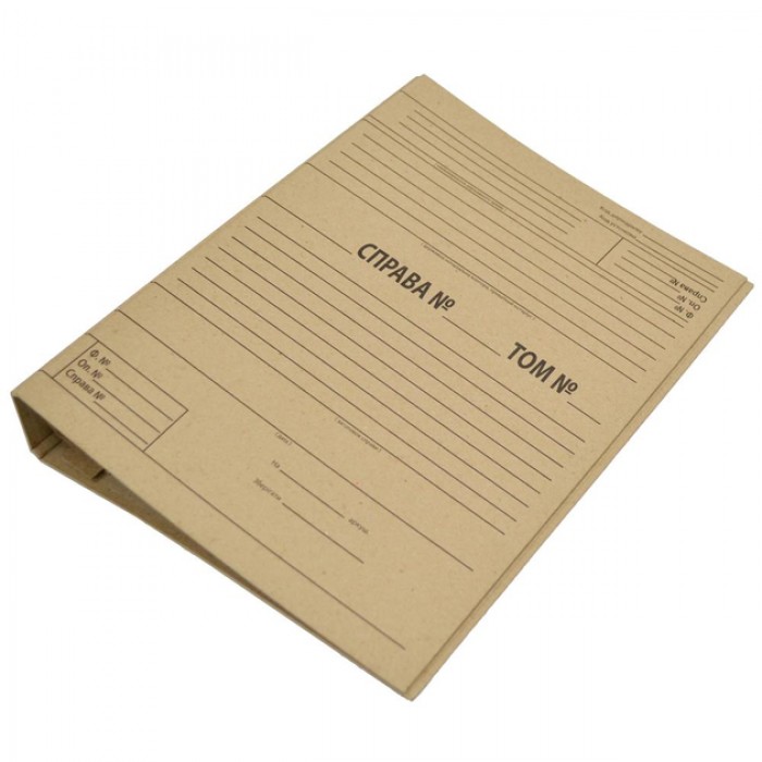 Папка для нотаріусів архівна з планками А4, 40мм.