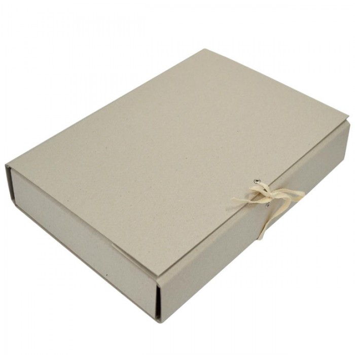 Папка-короб на зав'язках ECO карт. А4, 60мм