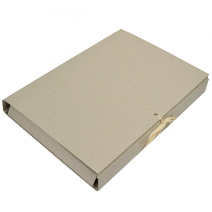 Папка-короб на зав'язках ECO карт. А4, 40мм