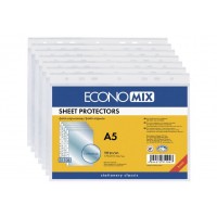 Файл А5 30мкм, прозорий 100шт/уп E31104