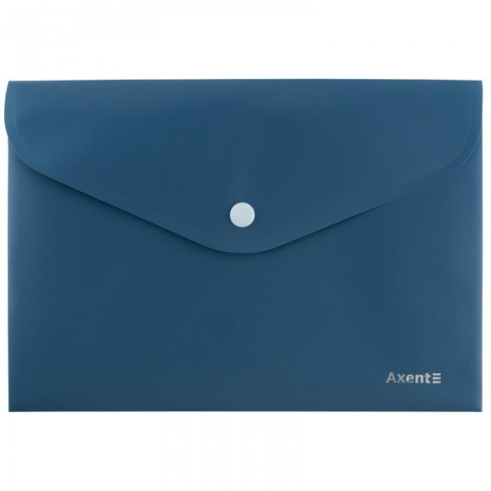 Папка-конверт на кнопці А5 Earth colors (синій)