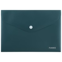 Папка-конверт на кнопці А5 Earth colors (зелений)