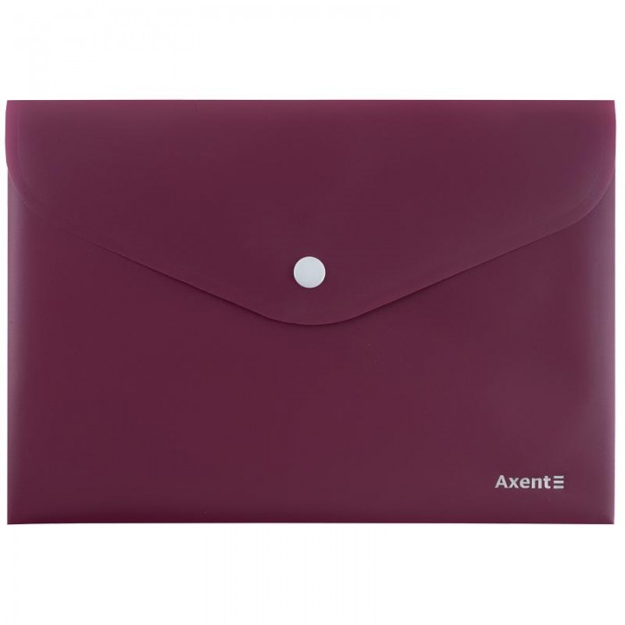 Папка-конверт на кнопці А5 Earth colors (бордовий)