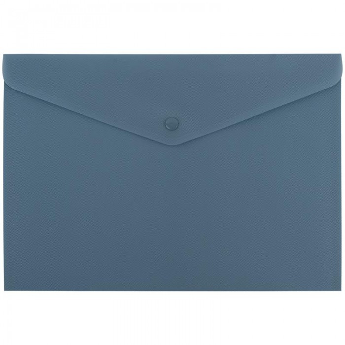 Папка-конверт на кнопке А4 Morandi (голубой)