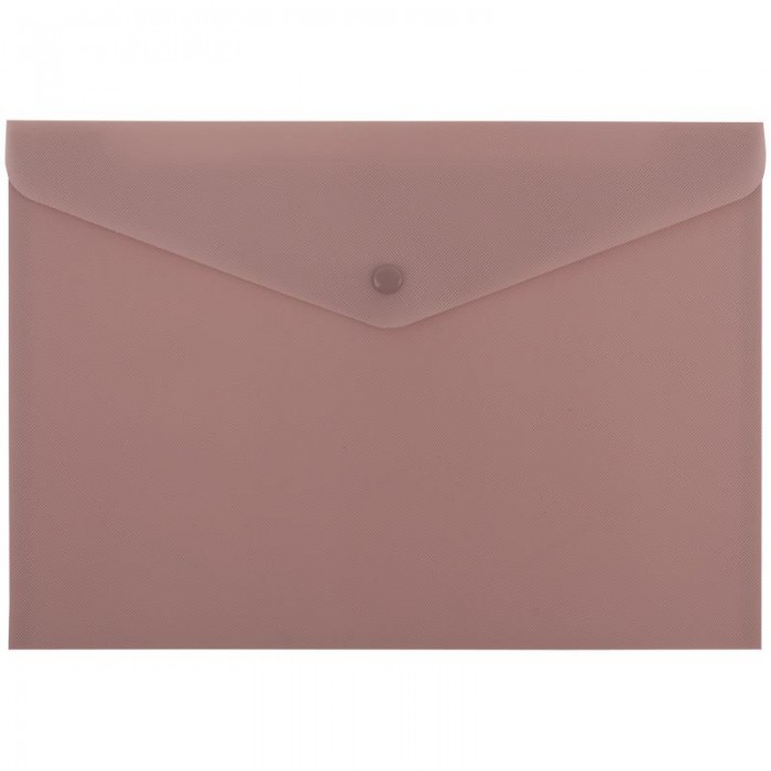 Папка-конверт на кнопке А4 Morandi (розовый)
