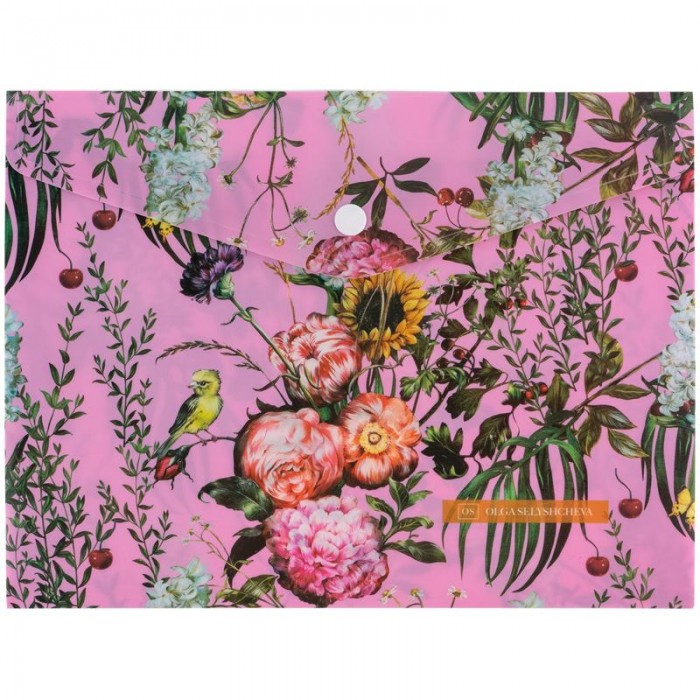 Папка-конверт на кнопці А5+ Olga Selyshcheva, Summer