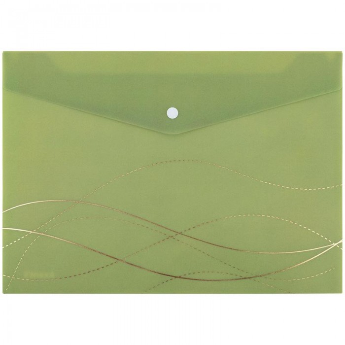 Папка-конверт на кнопці А4+ Waves-3