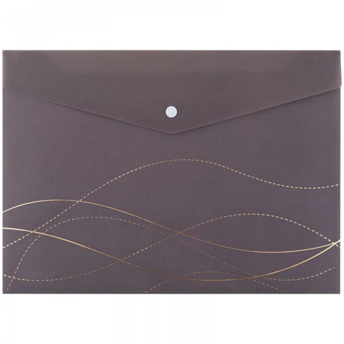 Папка-конверт на кнопке А4+ Waves-4