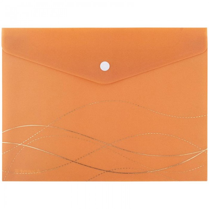 Папка-конверт на кнопці А5+ Waves-1