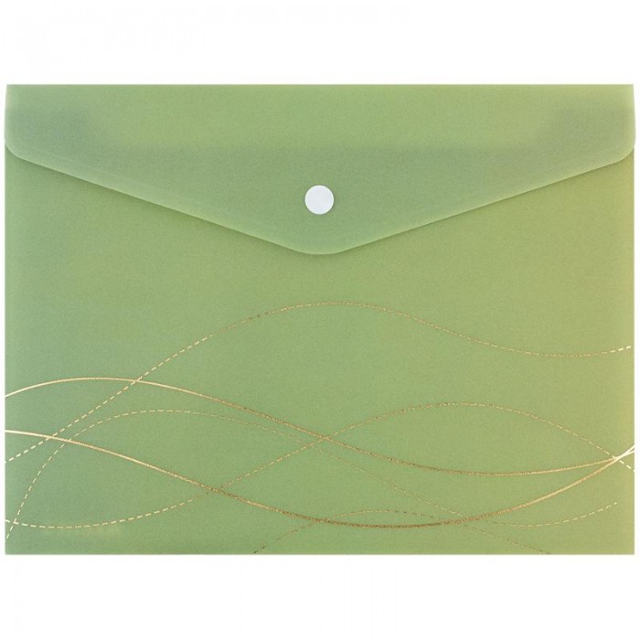 Папка-конверт на кнопці А5+ Waves-3