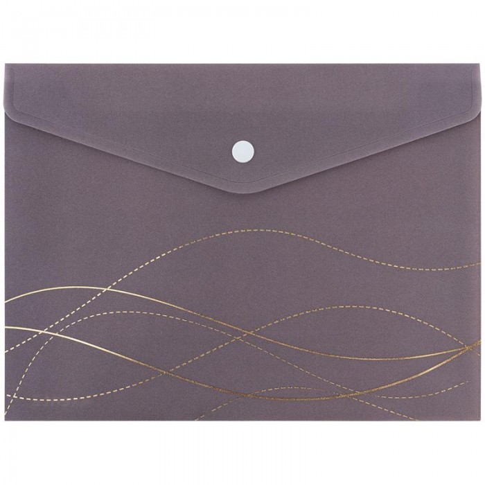 Папка-конверт на кнопці А5+ Waves-4