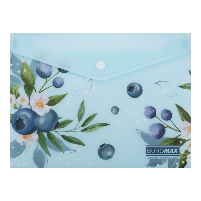 Папка-конверт на кнопке Arabeski А5 (морская волна) BM.3919-17