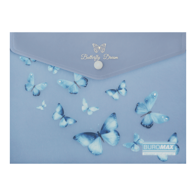 Папка-конверт на кнопке Arabeski А5 (электрик)