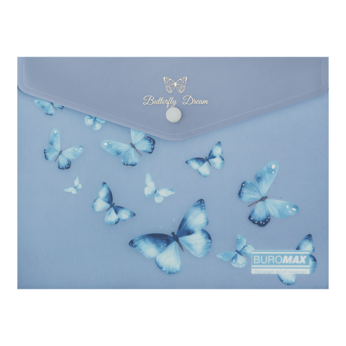 Папка-конверт на кнопке Arabeski А5 (электрик)