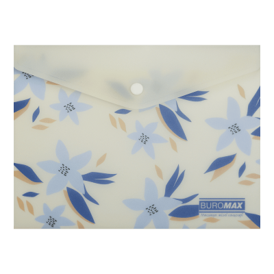 Папка-конверт на кнопке Arabeski А5 (маренго)