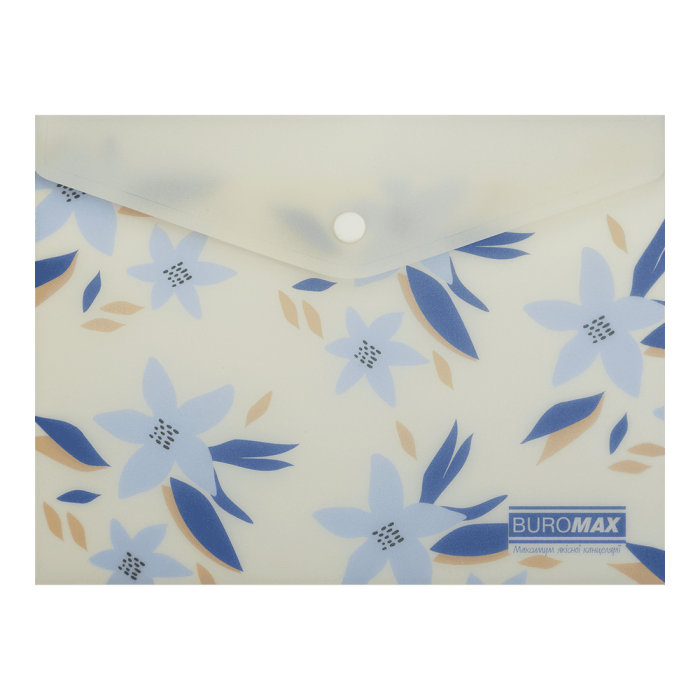 Папка-конверт на кнопке Arabeski А5 (маренго)