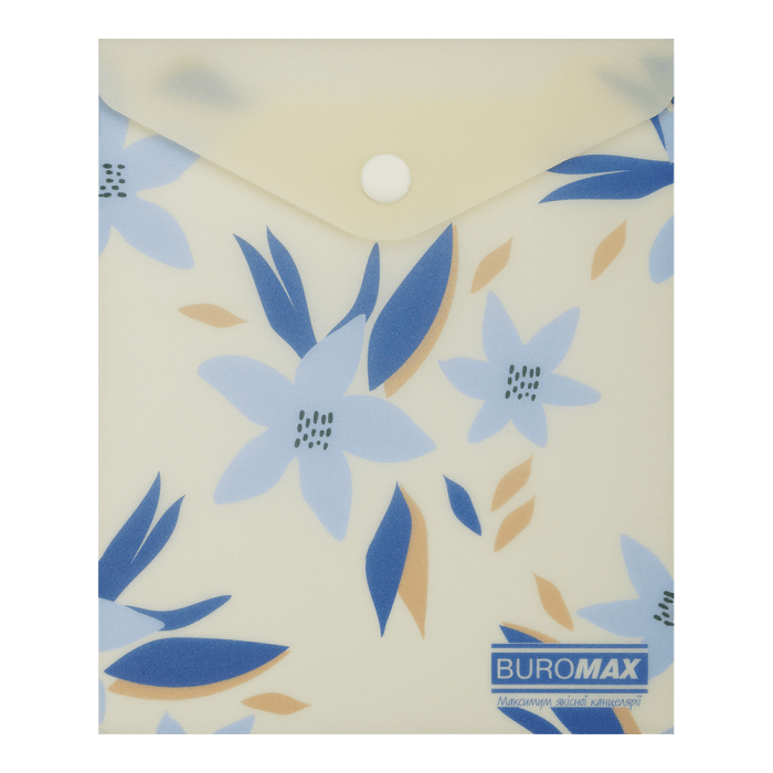 Папка-конверт на кнопке А6 Arabeski (маренго)