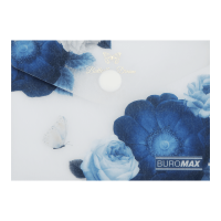 Папка-конверт на кнопке А7 Arabeski (темно-синий)