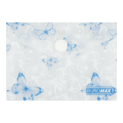 Папка-конверт на кнопке А7 Arabeski (белый перламутр)