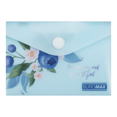 Папка-конверт на кнопці А7 Arabeski (чароїт)