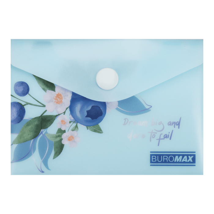 Папка-конверт на кнопке А7 Arabeski (чароит)