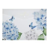 Папка-конверт на кнопке Arabeski А4 (прозрачный)